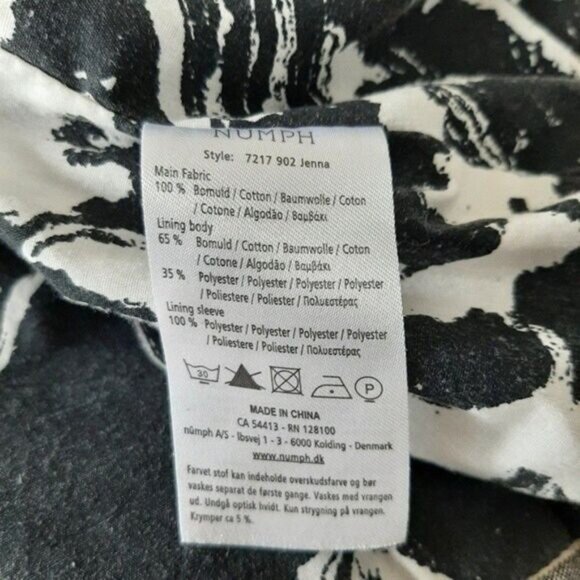 NUMPH - Anthro Womens Grey Striped Zip-Front Bomber Jacket Sz XS / S - Picture 12 of 13